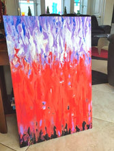 Load image into Gallery viewer, Signed 2nd in Series of 10, Original Abstract Red Painting, 30X20X0.9
