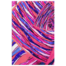 Load image into Gallery viewer, Abstract Swirl Pink and Blue Canvas Painting
