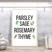 Load image into Gallery viewer, PARSLEY SAGE ROSEMARY THYME Printable
