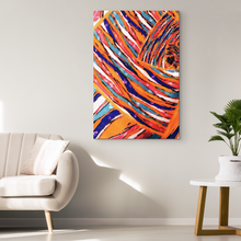 Load image into Gallery viewer, Abstract Swirl Sunset Colors Abstract Painting
