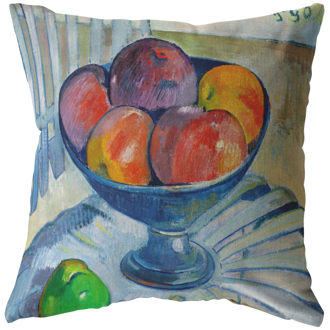 Gauguin Fruit Bowl PILLOW 1890 Famous Art