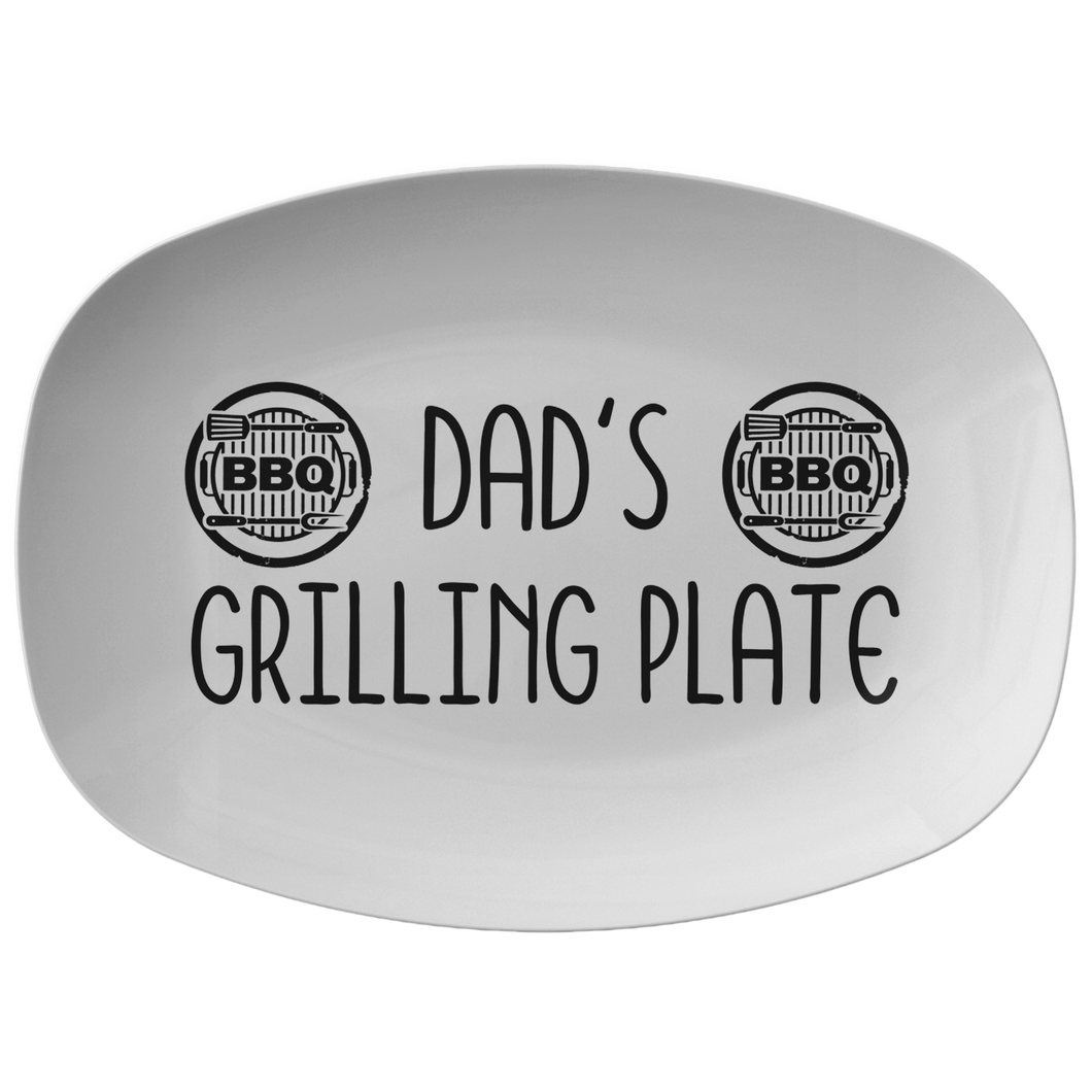 Dad's Grilling Plate, Dad's Grilling Platter, BBQ Platter, Gift for Dad