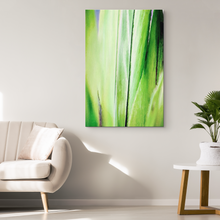 Load image into Gallery viewer, Abstract Palm Leaves Green Canvas Painting

