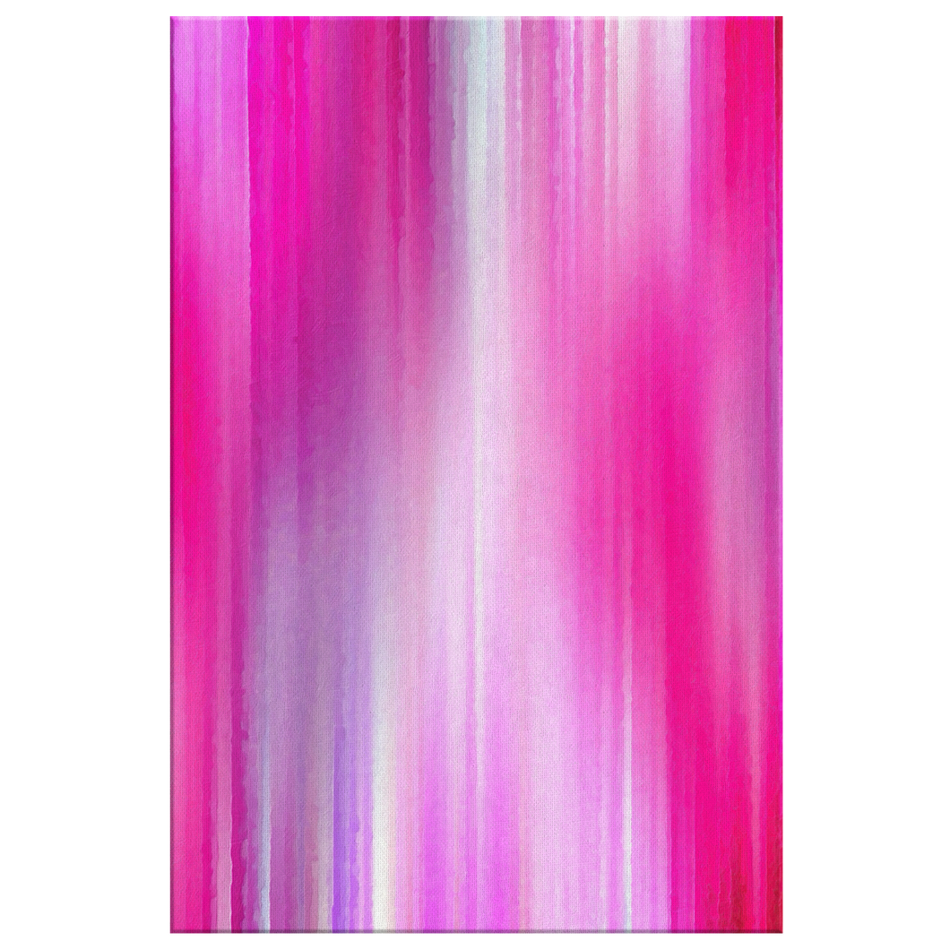 Abstract Hot Pink Array Canvas