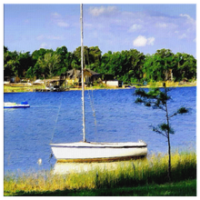 Load image into Gallery viewer, Prairie Lake Sailboat in Florida, Impressionistic Style
