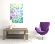Load image into Gallery viewer, Abstract Flower Garden Series &quot;Tulip Garden&quot;, 30X20X0.9 Original Signed
