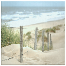 Load image into Gallery viewer, Beach Fence Before the Storm on Canvas
